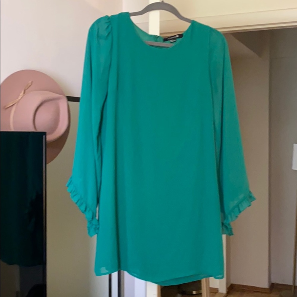 Forever 21 Green Shift Dress